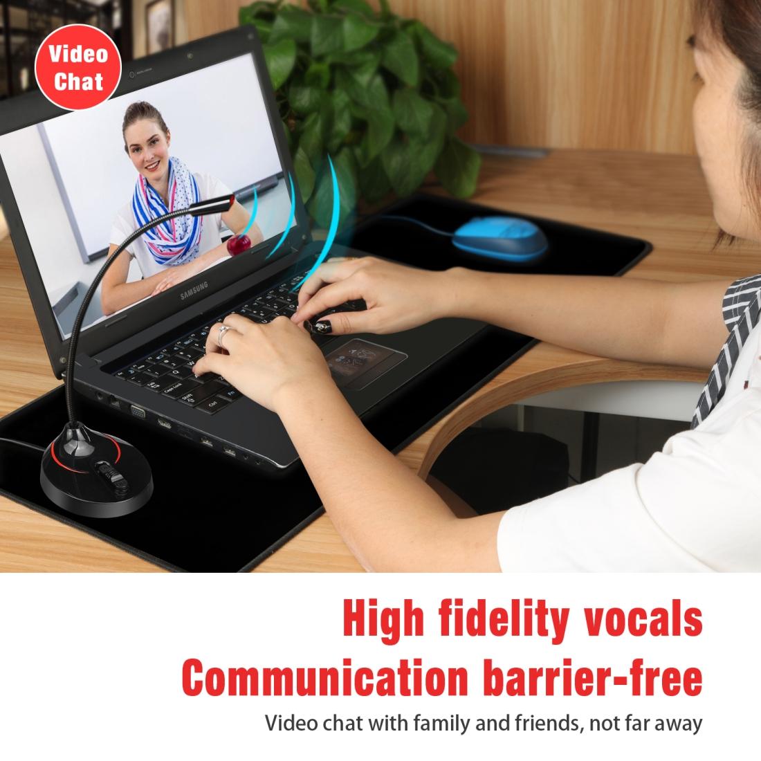 Flexible Usb Computer Microphone - 360 Degree Bendable - 2.2M