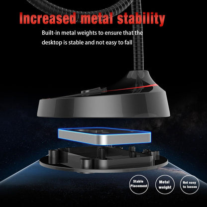 Flexible Usb Computer Microphone - 360 Degree Bendable - 2.2M