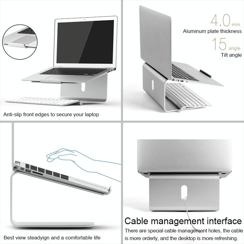 Adjustable Laptop Stand - 360 Degree Rotation - 11-17 Inch Notebooks