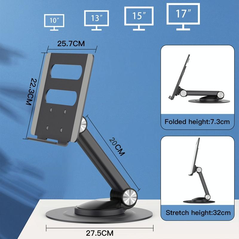 360 Degree Rotating Aluminum Laptop Stand Holder