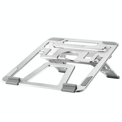 Adjustable Foldable Aluminum Laptop Stand - Portable Double Triangle Design