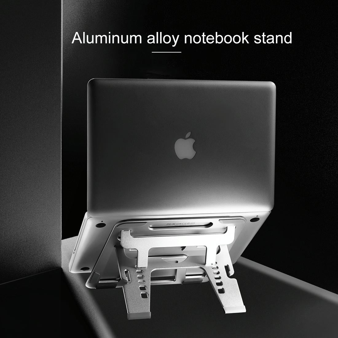 Adjustable Foldable Aluminum Laptop Stand - Portable Double Triangle Design