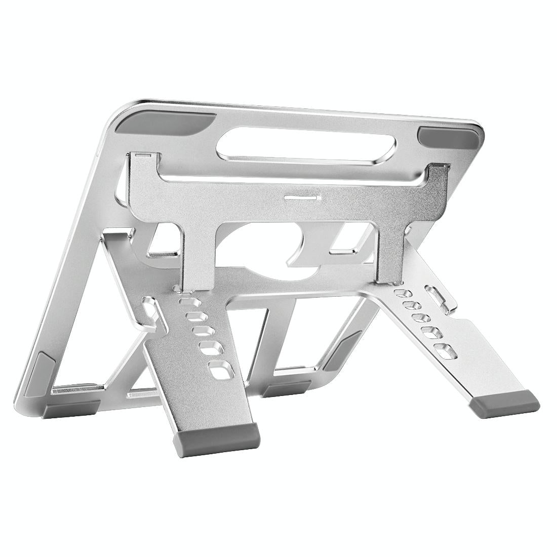 Adjustable Foldable Aluminum Laptop Stand - Portable Double Triangle Design