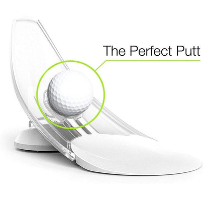 2-Pack Indoor / Outdoor Golf Putting Trainer - White