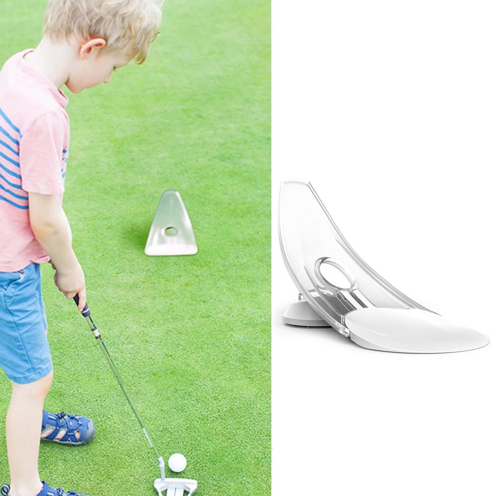 2-Pack Indoor / Outdoor Golf Putting Trainer - White