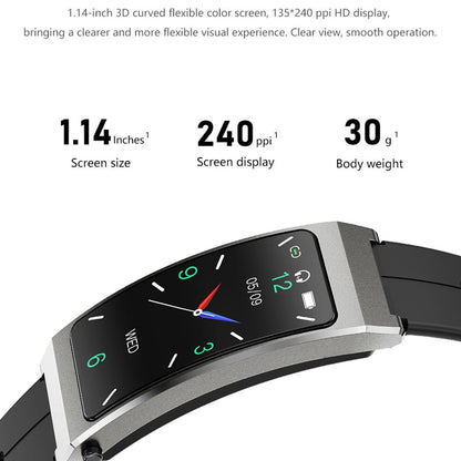Smart Bracelet With Sleep And Oxygen Monitoring - Tft Display - Black