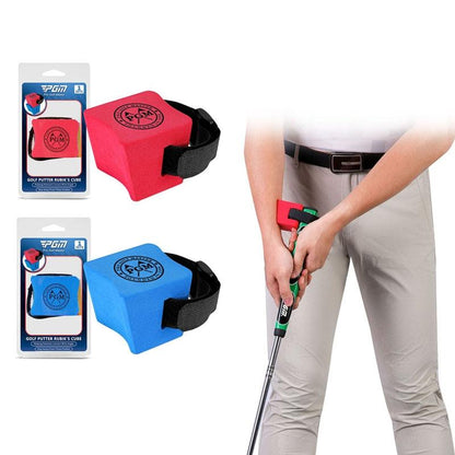 Improve Golf Posture With Putter Wrist Fixer Set - Red