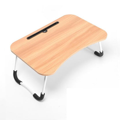 Portable Folding Desk With Fan & Lamp - Compact Design - Cool Black