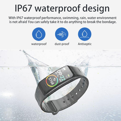 Waterproof Smart Bracelet With Colour Screen - Ip67 - Black