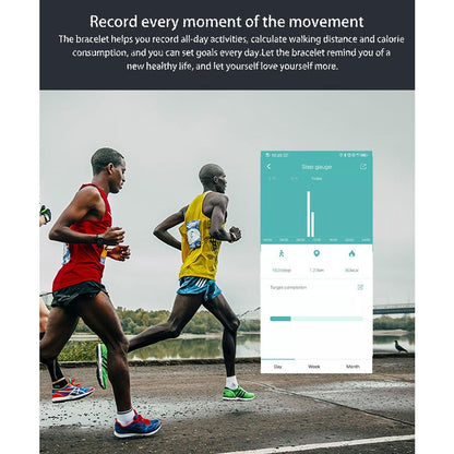 Waterproof Smart Bracelet With Colour Screen - Ip67 - Black