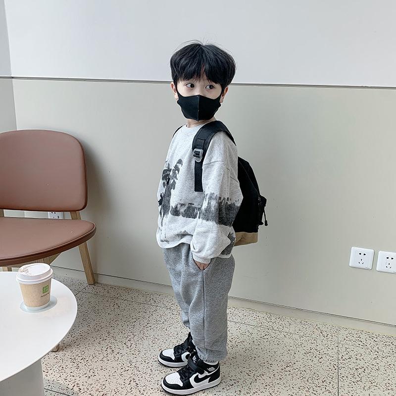 Kindergarten Kids' Simple Shoulder Bag - Minimalist Design - Black