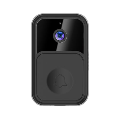 Wireless Smart Video Doorbell - 90 Degree Wide Angle - Black