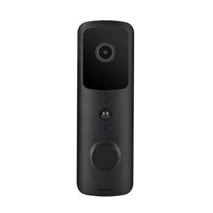 Smart Wifi Video Doorbell With Two-Way Intercom & Night Vision - Black