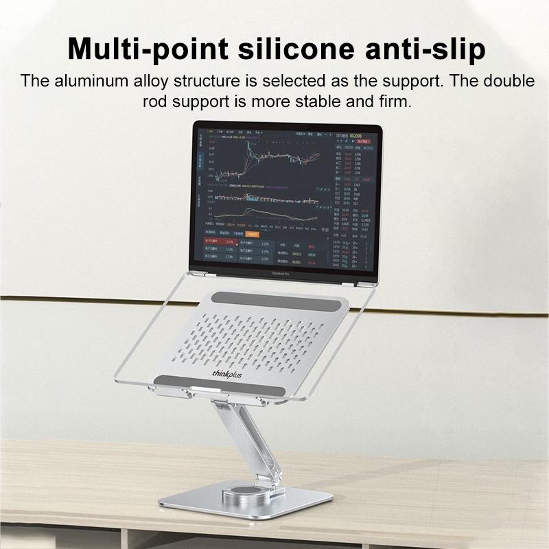 Lenovo Thinkplus Desktop Laptop Holder - Silver