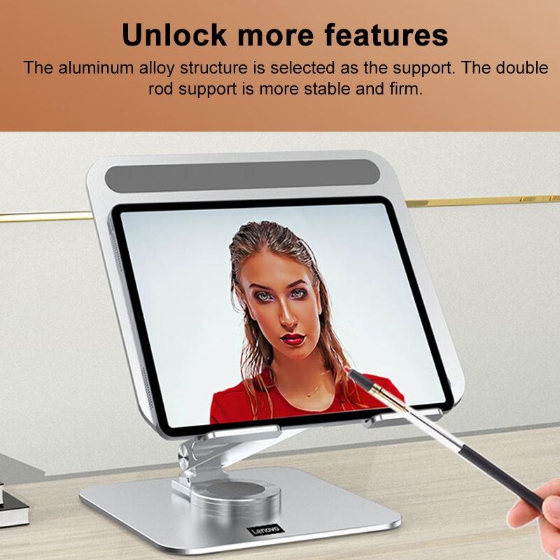 Lenovo Thinkplus Desktop Laptop Holder - Silver