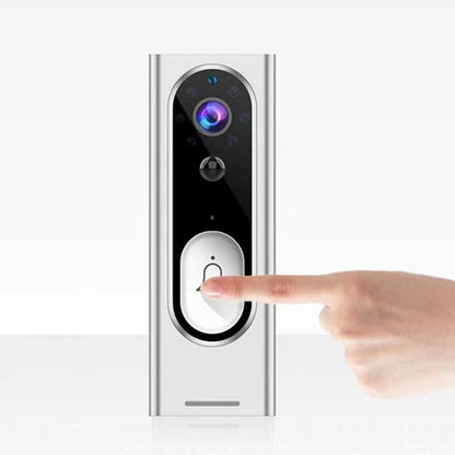 Smart Wireless Video Doorbell With Night Vision & Motion Detection - Black