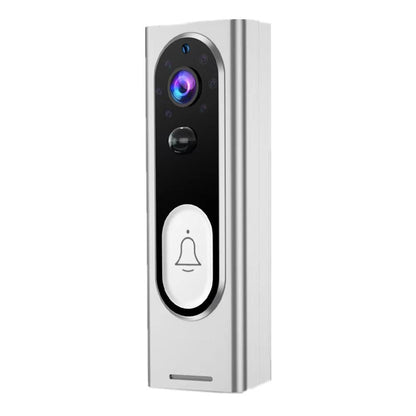 Smart Wireless Video Doorbell With Night Vision & Motion Detection - Black