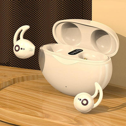 Mini Wireless Sports Earphones with Bluetooth for Sleep - S800 - Black