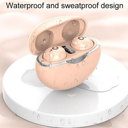 Mini Wireless Sports Earphones with Bluetooth for Sleep - S800 - Black