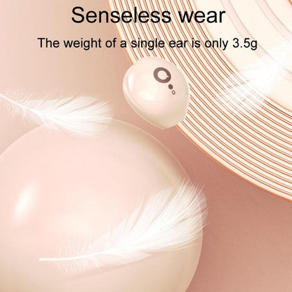 Mini Wireless Sports Earphones with Bluetooth for Sleep - S800 - Black