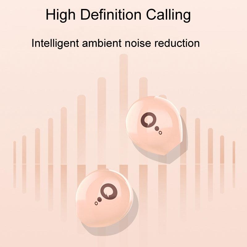 Mini Wireless Sports Earphones with Bluetooth for Sleep - S800 - Black