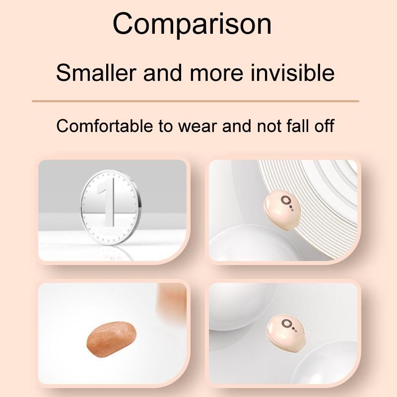 Mini Wireless Sports Earphones with Bluetooth for Sleep - S800 - Black