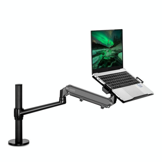 Adjustable Laptop Monitor Stand Mount - Aluminum Alloy - Black