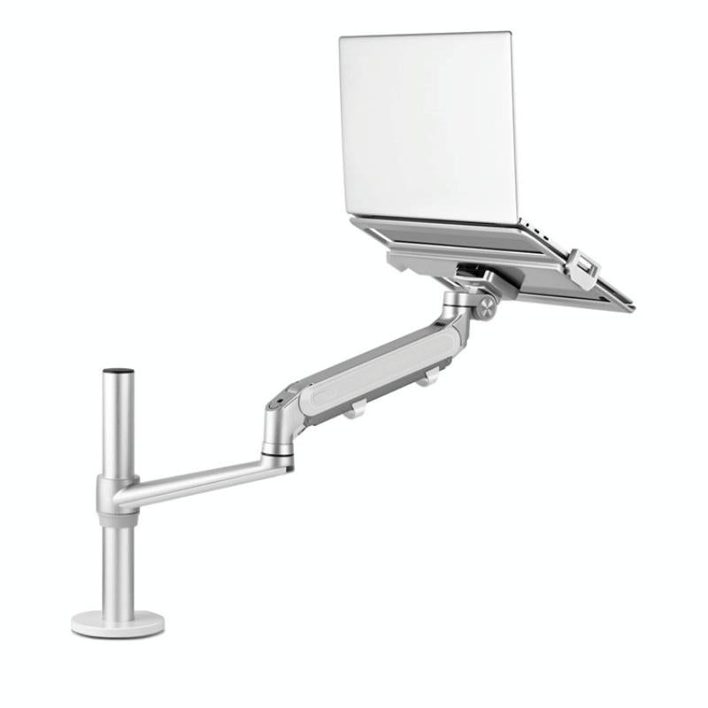 Adjustable Laptop Monitor Stand Mount - Aluminum Alloy - Black