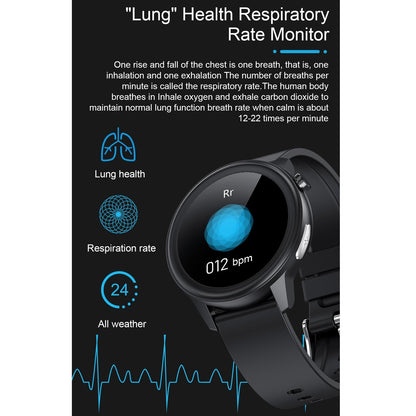 Waterproof Smart Bracelet With Health Monitoring And Metal Strap - Tft Screen