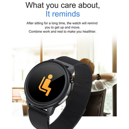 Waterproof Smart Bracelet With Health Monitoring And Metal Strap - Tft Screen