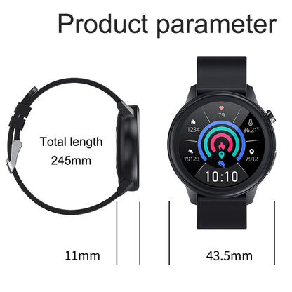 Waterproof Smart Bracelet With Health Monitoring And Metal Strap - Tft Screen