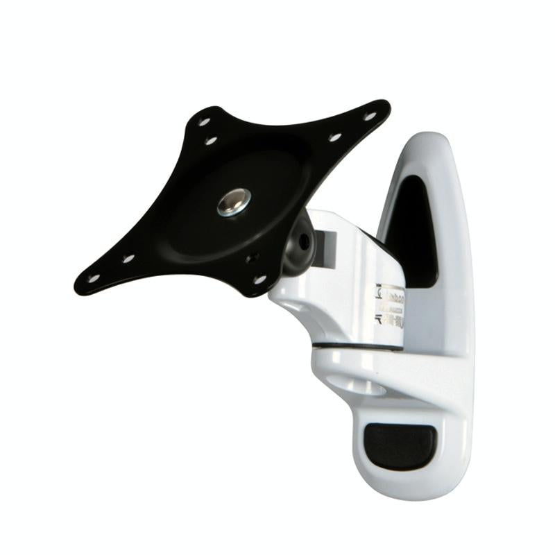 Universal Swivel Wall Mount For Computer Monitors - White