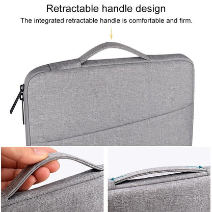 13.3 Inch Laptop Felt Sleeve Protective Case Carrying Bag - Grey