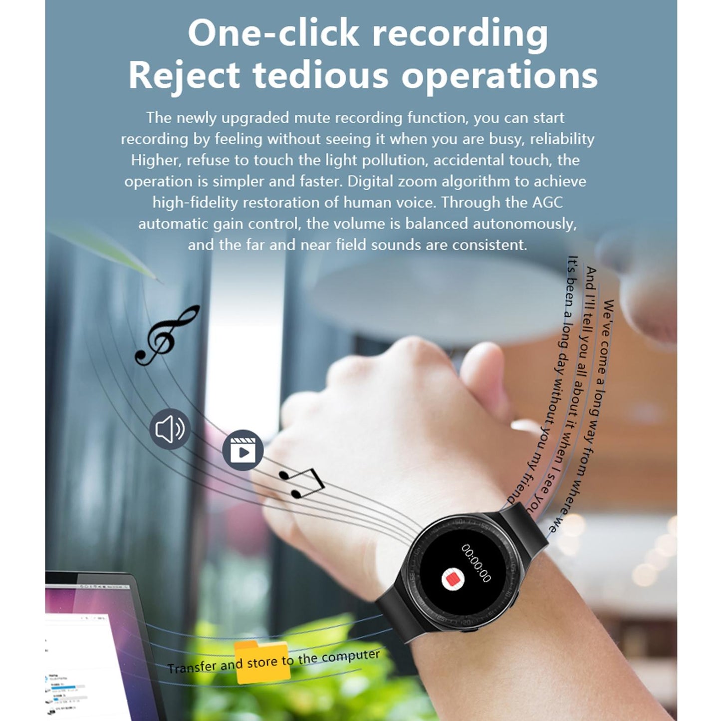 1.28 Inch Ip67 Waterproof Smart Watch With Bluetooth Call Sleep & Heart Rate Monitoring - Black