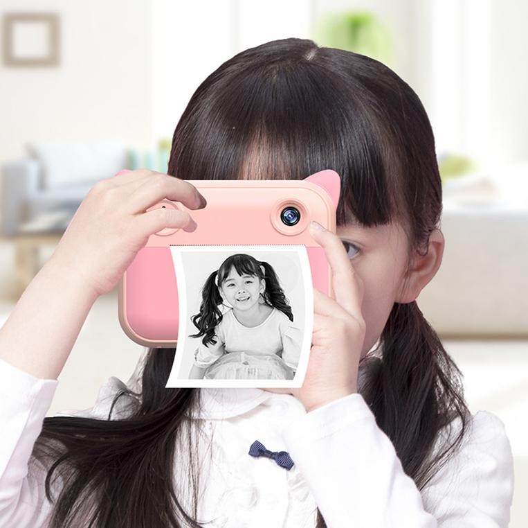 2.4 Hd Screen Kids Thermal Printing Camera - No Memory Card