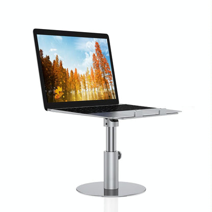 Silver 360 Degree Rotating Aluminum Laptop Stand