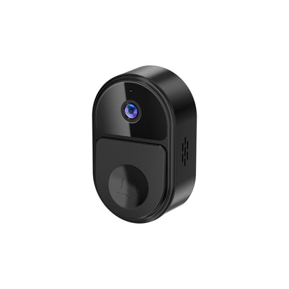 Smart Video Doorbell With Ultra Wide Angle And Two-Way Voice - Black