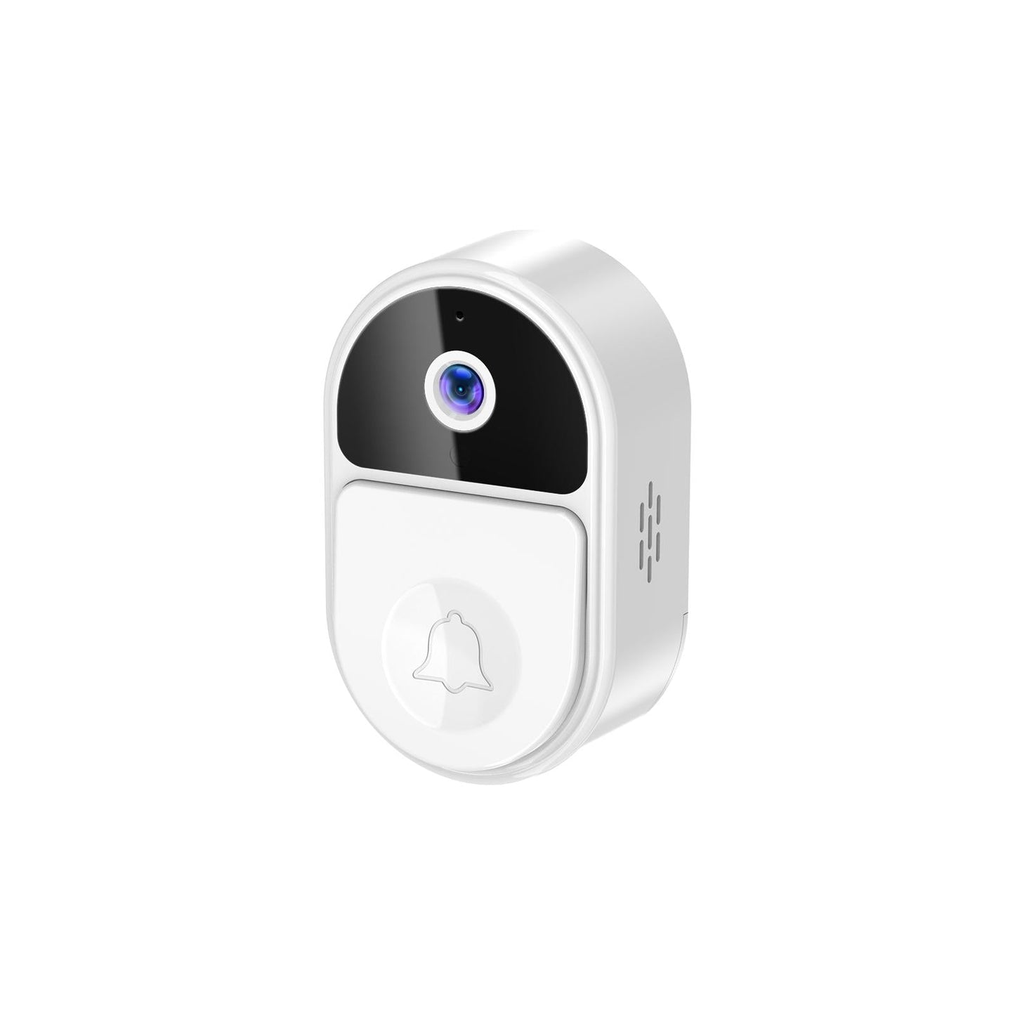 Smart Video Doorbell With Ultra Wide Angle And Two-Way Voice - Black