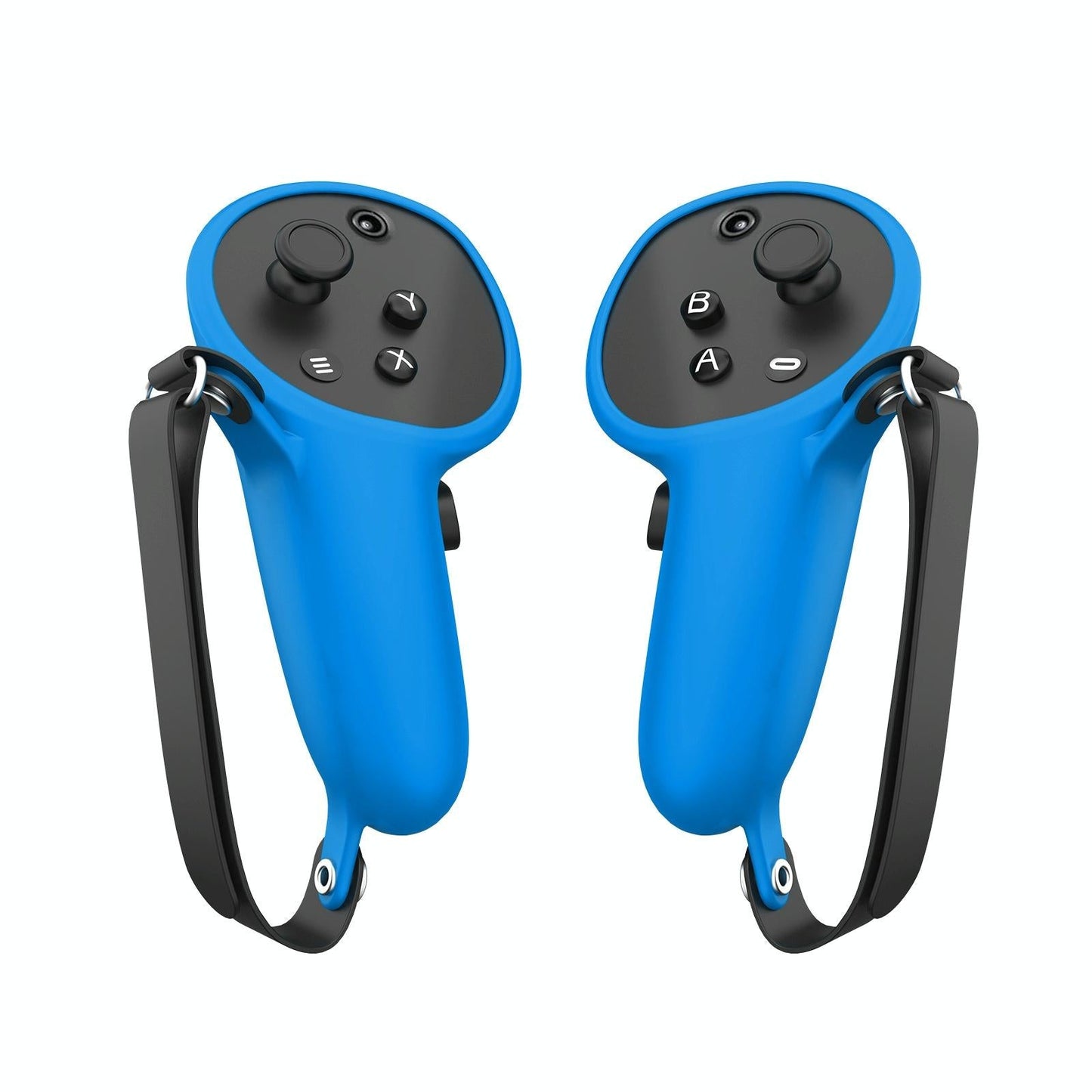 Pair Of Silicone Vr Handle Cases For Meta Quest Pro - Black