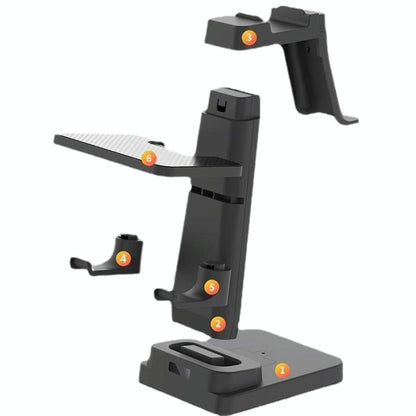 Universal Vr Headset Handle Bracket - Compatible With Pico4 Meta Quest Rift S Htc - Black