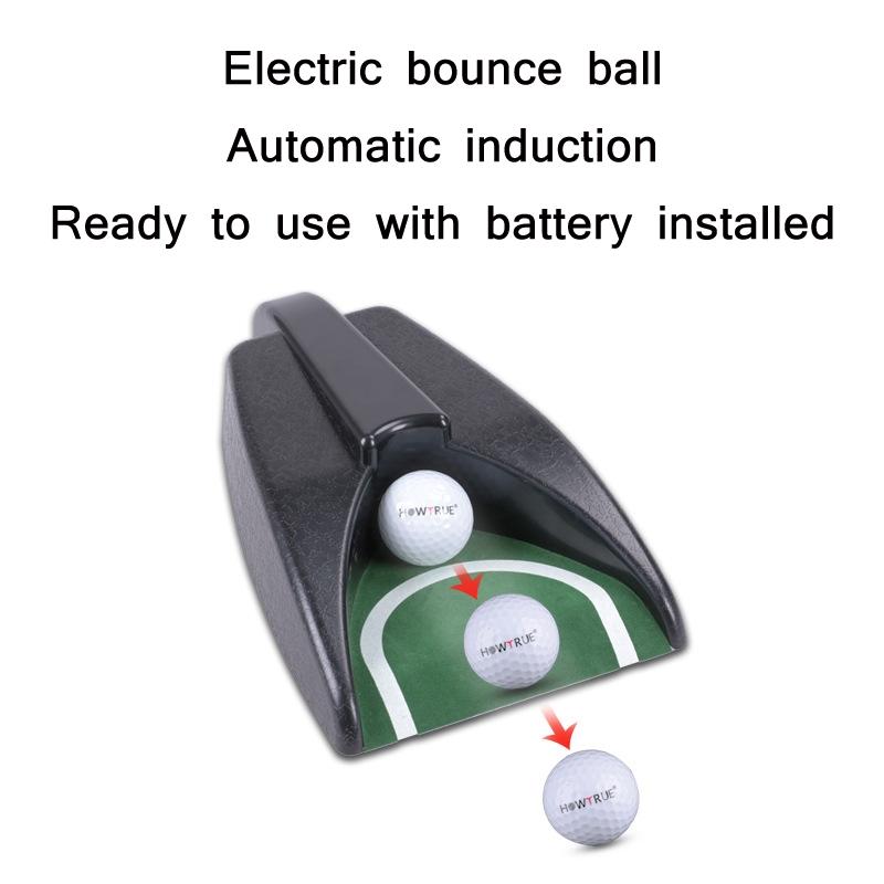 Automatic Golf Ball Returner For Putter Practice