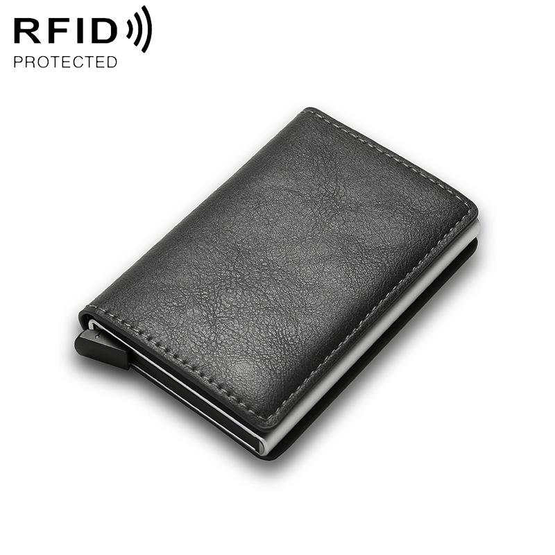 Carbon Fiber Rfid Wallet for Men - Orange Carbon Fibre