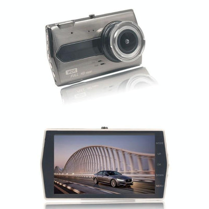 1080p Dual-lens Night Vision Driving Recorder with 4 Metal Shell
