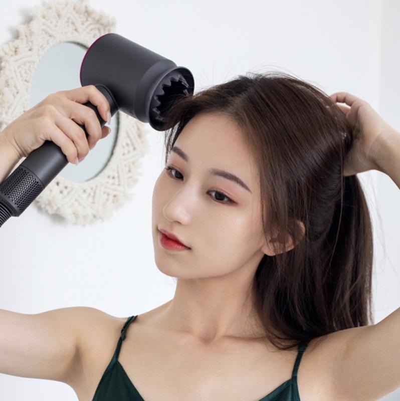 Black Dyson Hair Dryer Nozzle Attachments - Gentle Air