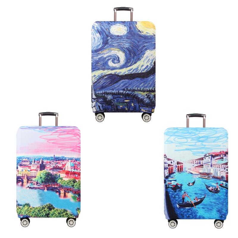 Protective Cover For Luggage Compartment - Durable And Dust-Proof Size S - Starry Sky