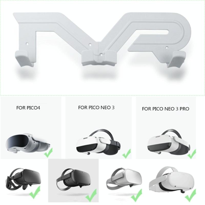 Universal Vr Wall Mount Stand - Compatible - White