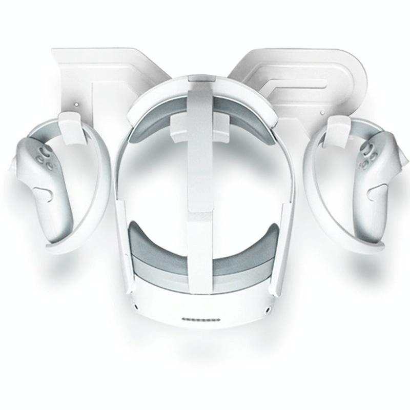 Universal Vr Wall Mount Stand - Compatible - White