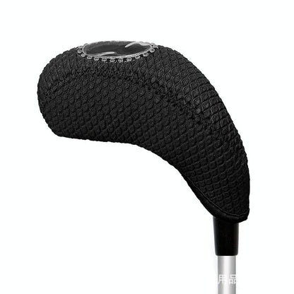 10-Piece Neoprene Golf Club Headgear Set - Waterproof & Wear-Resistant - Black