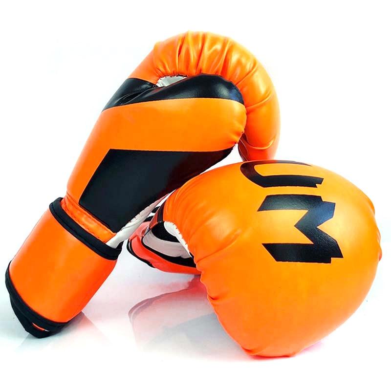 Professional Boxing Gloves For Adult Training - 10Oz Muay Thai Fighting - Red