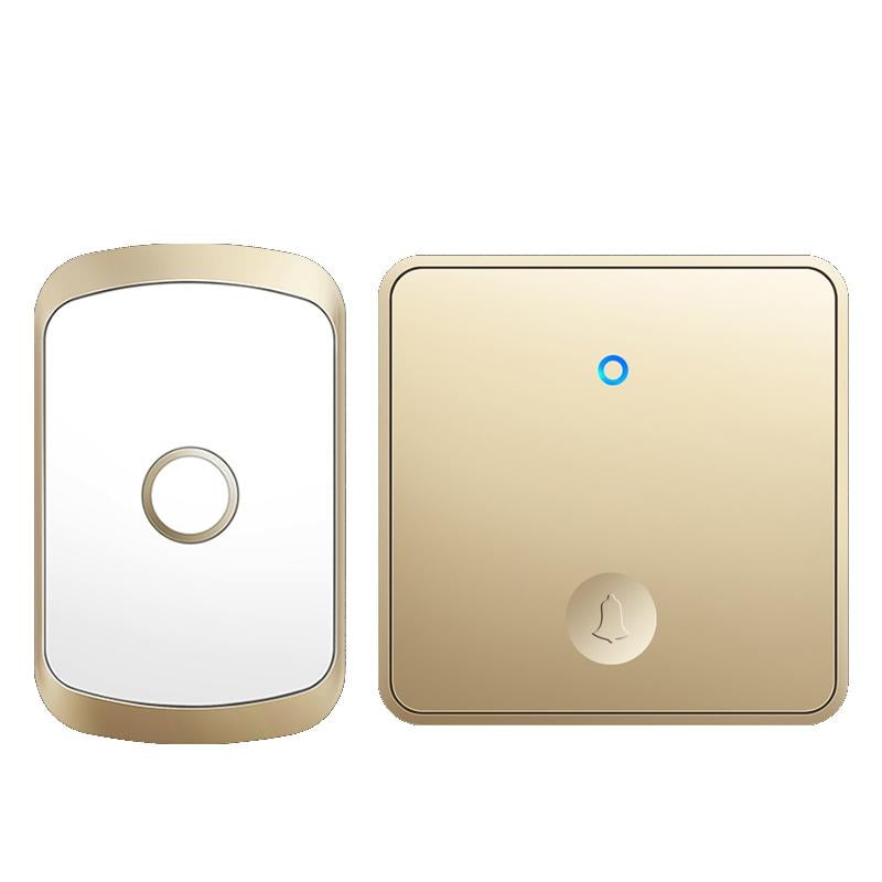 Wireless Self-Generating Doorbell - 1 For 1 Offer - Gold